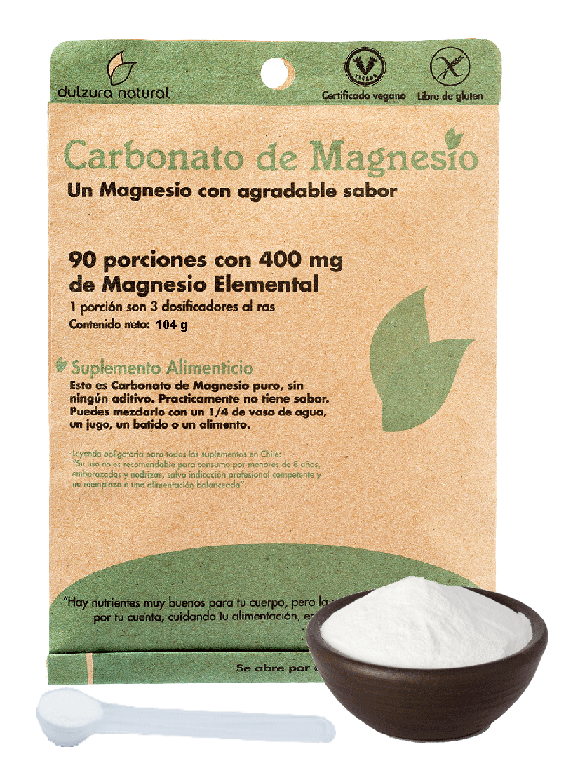 Carbonato de magnesio en polvo con dosificador 90 porciones