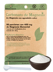 Carbonato de magnesio en polvo con dosificador 90 porciones
